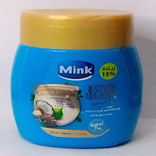 Mink Hair Conditioning Cream with Mink And Wheat Germ Oil, 500 ml