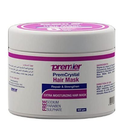 Premier Precrystal Deep Nourishing Hair Mask, Shea Butter, Rice Water, Nettle Extract & Collagen (400g) - Image 1