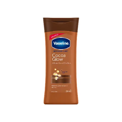 Vaseline Lotion Intensive Care Cocoa Radiant Made With 100% Pure Cocoa Butter For A Natural Glow 200ML