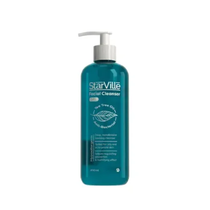 star ville acne prone skin facial cleanser 400ml