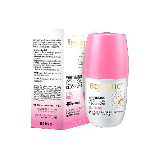 Beesline Whitening Roll-On Deodorant, Elder Rose