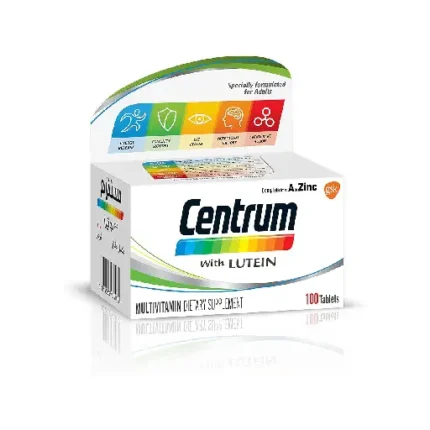 Centrum with lutein, multivitamin and mineral supplement, 100 tablets, centrum with lutein