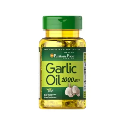 Garlic Oil 1000 mg 100 Rapid Release Softgels