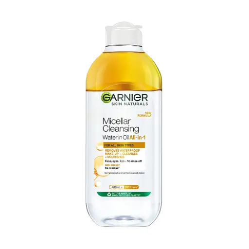 Garnier Micellar Cleansing Water In Oil For Waterproof Make-up - 400ml