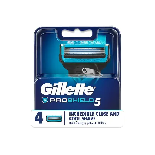 Gillette Fusion ProShield Chill Men's Razor Blades, 4 Count