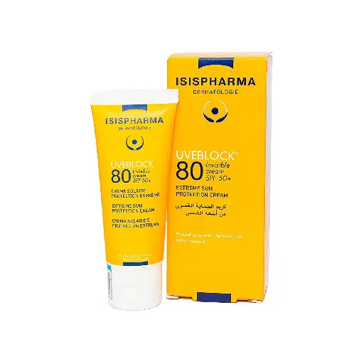 ISIS UVEBLOCK 80 INVISIBLE CREAM 40ML ISIS UVEBLOCK 80 INVISIBLE CREAM 40ML