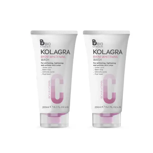 KOLAGRA BIKINI WHITENING WASH 200ML1+1 FREE