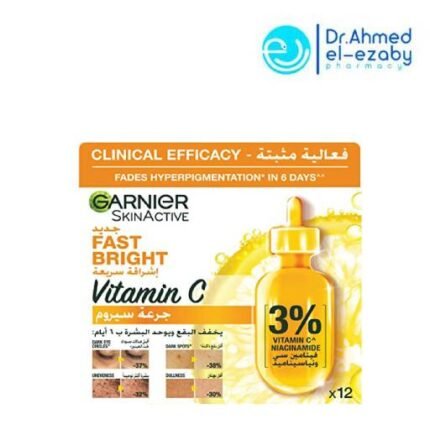 Garnier Skin Active Fast Bright Hyperpigmentation and Dark Circles Ampoule Serum- Vitamin C and Niacinamide ( MultiPack 12 x 1.5ml) - Image 1