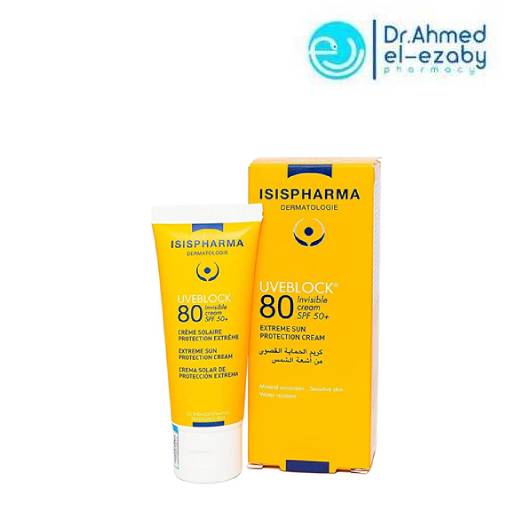 ISIS UVEBLOCK 80 INVISIBLE CREAM 40ML - Drahmedelezaby