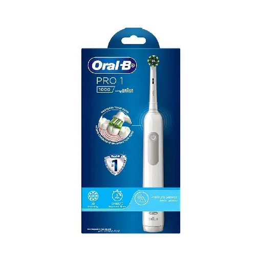 Oral-B Pro 1000 CrossAction Electric Tooth brush, White