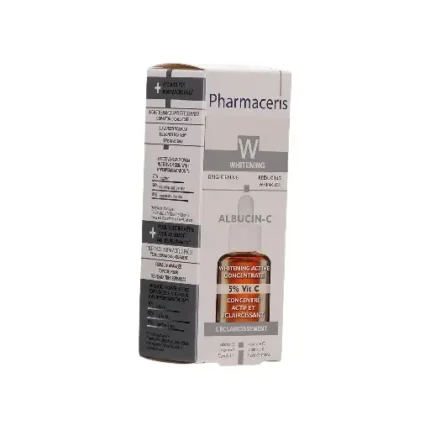 ⁦Pharmaceris W Albucin-C Whitening active concentrate 5% Vitamin C serum ,30 ml⁩ - الصورة ⁦1⁩