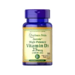 Puritan's Pride Vitamine D3 25 mcg 1000 IU-100 Softgels