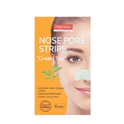 PUREDERM NOSE PORE STRIPS GREEN TEA 6 - STRIPS - Image 1