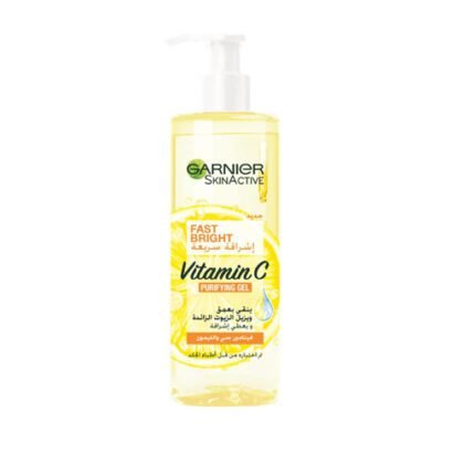 Garnier Fast Bright Vitamin C Purifying Gel Wash ? 400ml Skin Care - Image 1