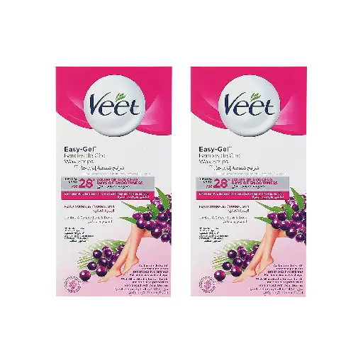 Veet Strips, Normal Skin, 2 Boxes, 15% Off