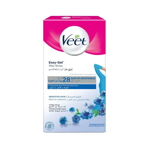 Veet strips for bikini and underarms 8 * 2