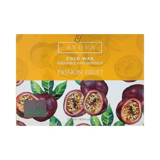 avuva cold wax hair removal - passion fruit -228 gm