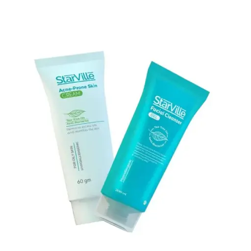 starville facial cleanser gel+acne cream offer starville facial cleanser gel+acne cream offer
