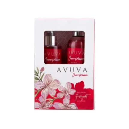 AVUVA Body Splash Cherry Blossom 253ml + AVUVA Shower Gel 253ml Free