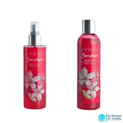 AVUVA Body Splash Cherry Blossom 253ml + AVUVA Shower Gel 253ml Free - Image 2