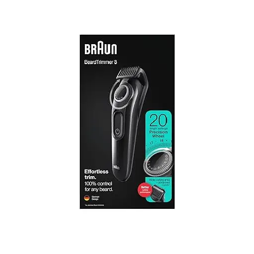 BRAUN BEARD BT3321 BLK/VTGRN BOX CEEMEA