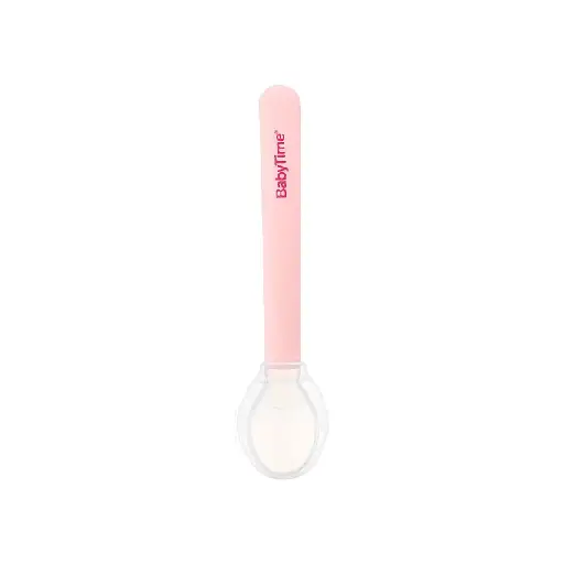 Baby Time Baby Accessories BT112 Silicone Feeding Spoon 1 Pcs pink 1.0 Piece