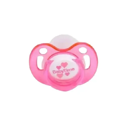 Baby Time Baby Accessories BT149 Silicone round. Soother Candy With a cover No