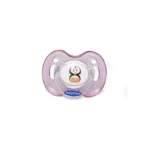 Baby Time Baby Accessories BT150 Silicone round. Soother Candy With a cover No 2 pink 1.0 Piece