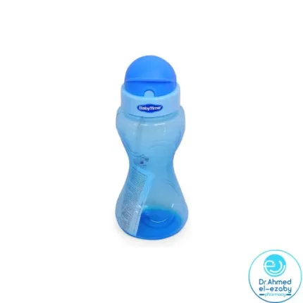 ⁦Baby Time Baby Accessories BT501 Colorful Straw Cup pink,burple,blue⁩ - الصورة ⁦3⁩