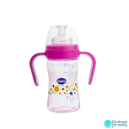 Bubbles Classic Feeding Bottle 150 ml with hand - rose - Image 2