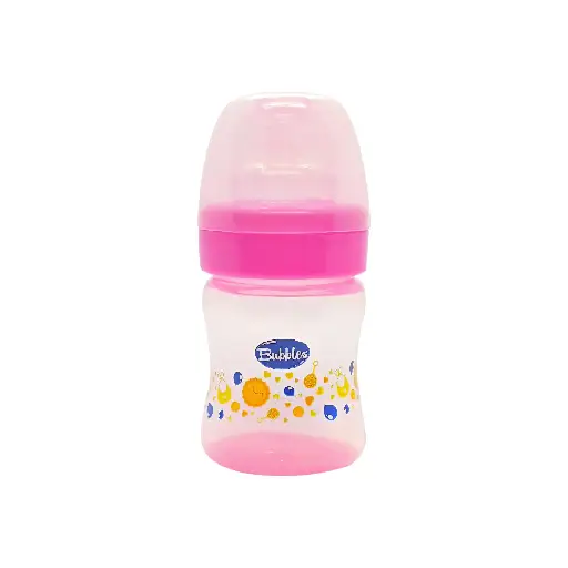 Bubbles Classic Feeding Bottle Rose 120ml