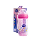 Bubbles Natural Baby Bottle, 280 ml - Pink