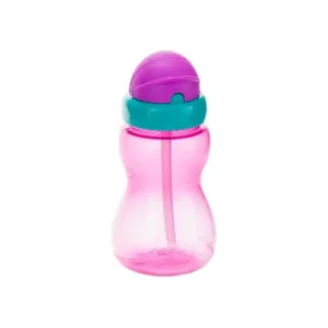 Canpol babies Sport Cup with Silicon Flip-top Straw 270ml pink