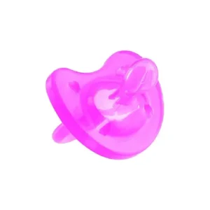 Chicco Soother Ph. Soft Pink Silicone 0-6M 1Pc B/New