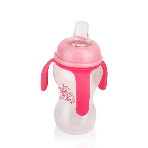 La Fruta cup 270 ml with handle + 6 m rubber valve bear cover