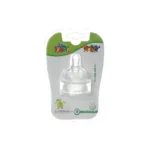 La Frutta Set Of 2 Wide Neck Silicon Teat - Meduim