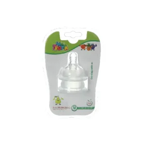 La Frutta Set Of 2 Wide Neck Silicon Teat - Meduim