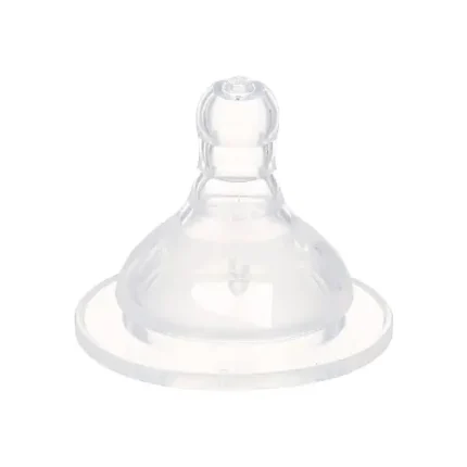 La Frutta Wide Neck Silicone Teat for Babies - Transparent, 1 Piece