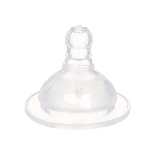 La Frutta Wide Neck Silicone Teat for Babies - Transparent, 1 Piece