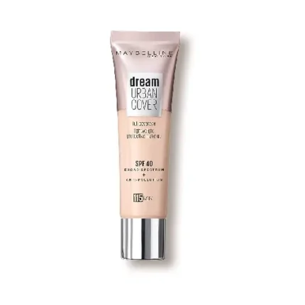 Maybelline Dream Urban Cover Liquid Foundation, Ivory, 4.5g, 30 ml