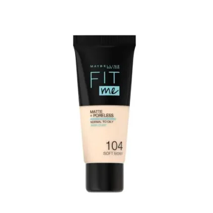 Maybelline New York Fit Me Matte + Poreless 104 soft Ivory