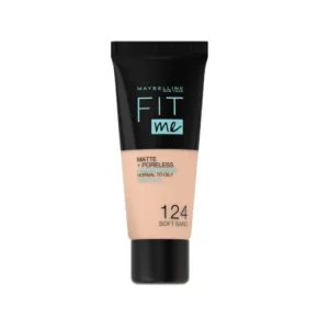 Maybelline New York Fit Me Matte + Poreless 124 SOFT SAND