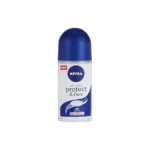 NIVEA Antiperspirant Roll-on for Women, Protect & Care No Ethyl Alcohol, 50ml