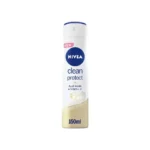 NIVEA Antiperspirant Spray for Women, Clean Protect Pure Alum, 150ml