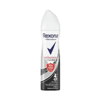 Rexona Antibacterial Invisible Antiperspirant Deodorant for Women, 150 ml