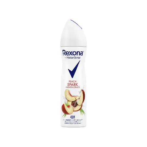 Rexona Women Antiperspirant Deodorant Peach Spark & Lemongrass Spray 150ML