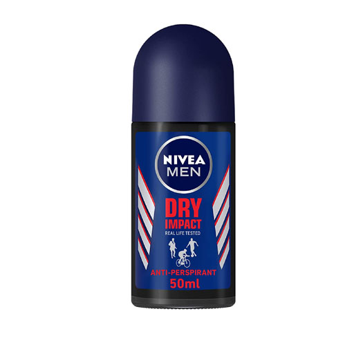 NIVEA MEN Antiperspirant Rollon for Men, Dry Impact, 50ml drahmedelezaby