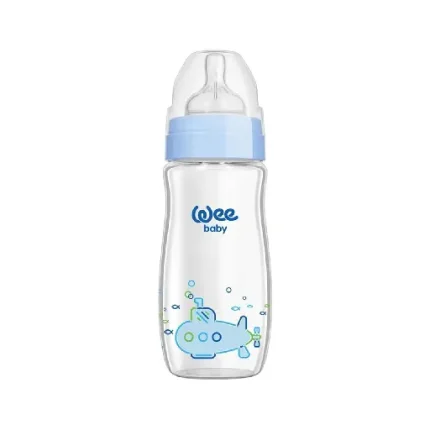 Wee Baby 141 Classic Plus Glass Bottle - 280ml, Assorted