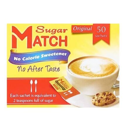 Sugar Match No Calorie Sweetener - 50 Sachets - Image 1