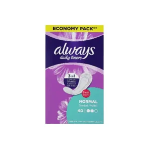 Always Daily Liners Comfort Protect Normal 40 count